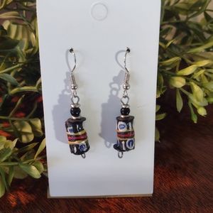 Handmade African Earrings! 100% of profits made are donated.